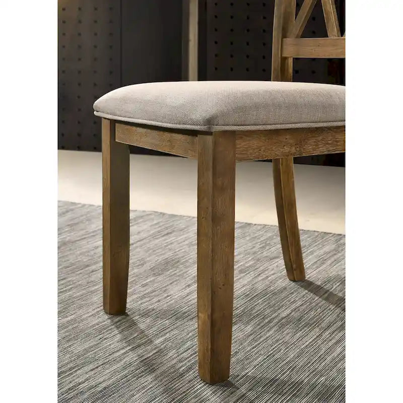 Chaise de salle à manger capitonnée