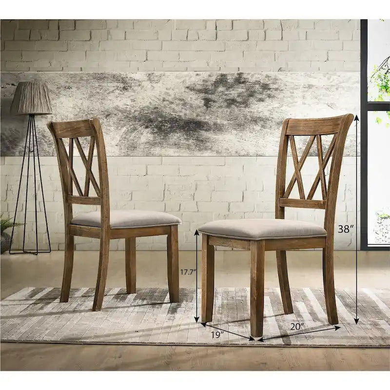 Chaise de salle à manger capitonnée