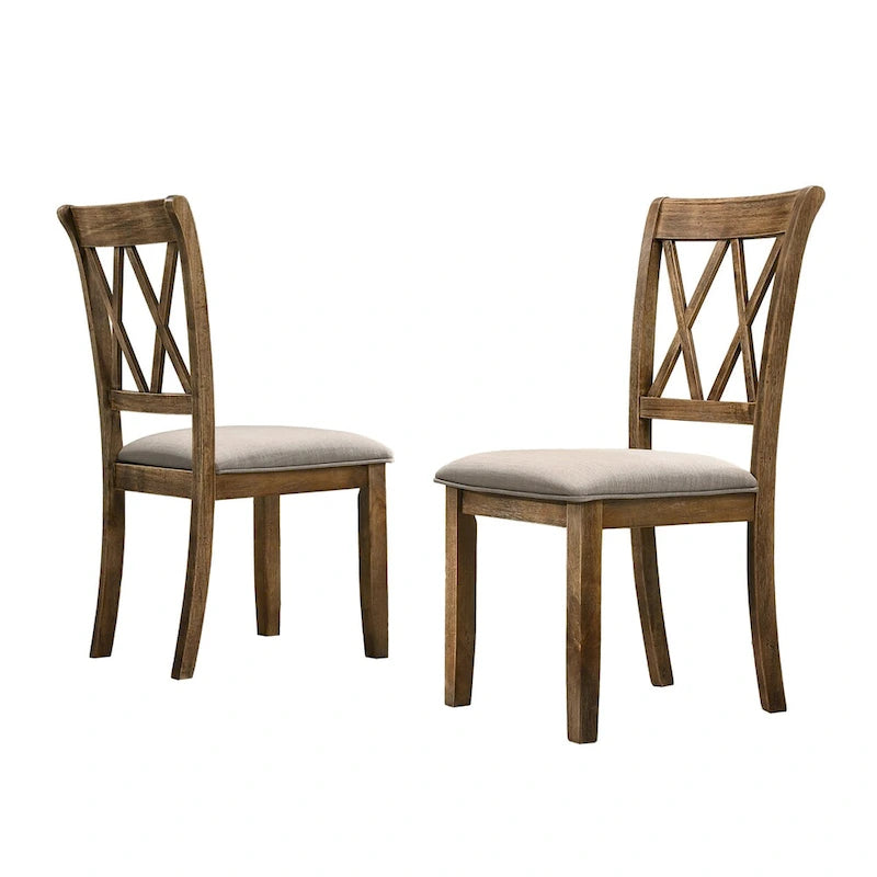 Chaise de salle à manger capitonnée