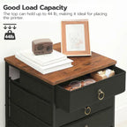 Commode de classement à 5 tiroirs - 15.7P x 15.7L x 25.7H