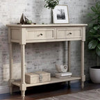 Console Daisy avec 2 tiroirs et étagère inférieure