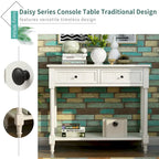 Console Daisy avec 2 tiroirs et étagère inférieure