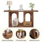 Console de canapé en bois de 70,87 pouces pour entrée et salon