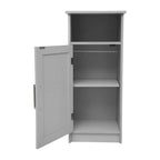 Organisateur de rangement bas avec porte à fermeture magnétique et étagères