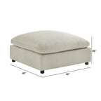 Pouf carré Cambrai 40 po par Greyson Living