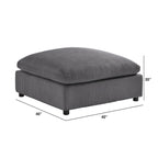 Pouf carré Cambrai 40 po par Greyson Living