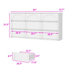 Meuble de Rangement Polyvalent Blanc - Idéal pour la Chambre, la Cuisine et le Salon